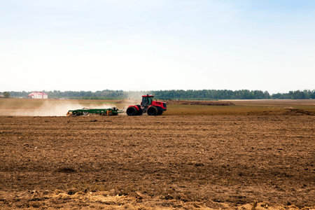 plowed land, to grow and produce a new crop