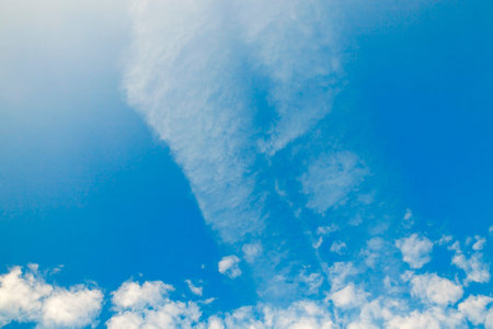 photographed close up the sky with clouds