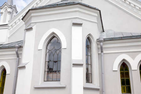 Church of St. John Lutheran Church, located in Grodno, Belarus. Built in the 19th centuryの写真素材