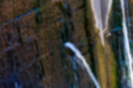 the old wooden bridge, photographed close-up, Defocusの写真素材