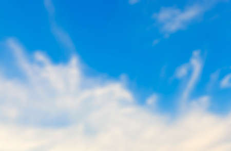 part of the sky photographed while on its cloud, Defocusの写真素材