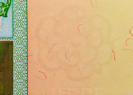 photographed close-up of modern Belarusian paper money out of circulation in January, 2017, photo...