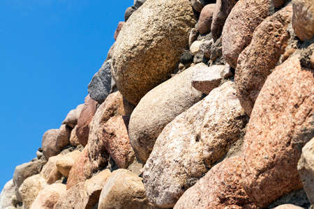 Close up to part of the wall of the buildingの写真素材
