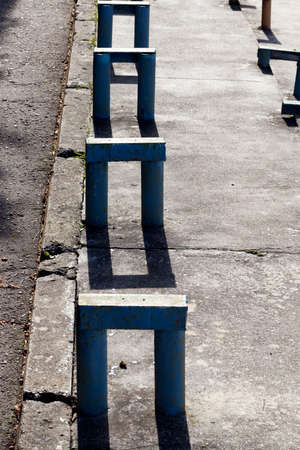 mounting for benchesの写真素材