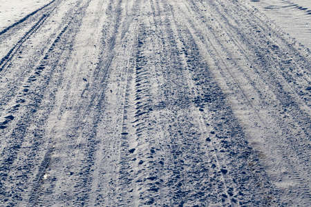 snow photographed in the winter season, which appeared after a snowfall. close-up,の写真素材