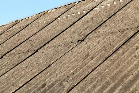 slate roof, close-upの写真素材