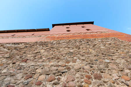 Part of the wall of the fortressの写真素材