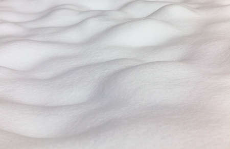 Snow drifts in winterの写真素材