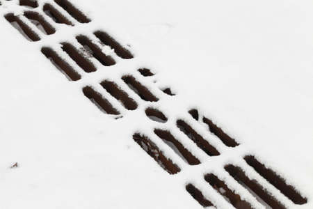 sewer grateの写真素材