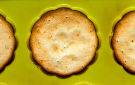 Homemade cupcakes, close-up