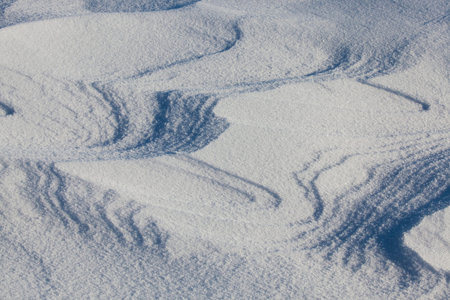 surface of snow