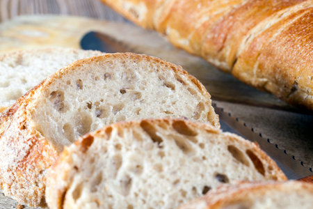 Fresh bread slice
