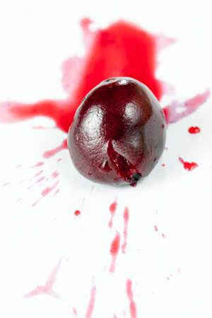 Sweet ripe cherryの写真素材