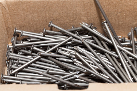 Box with nails