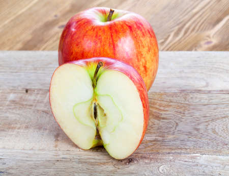 Half of appleの写真素材