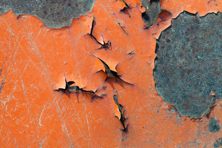 Shiny paint, close-up