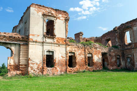 ruins ancient castleの写真素材