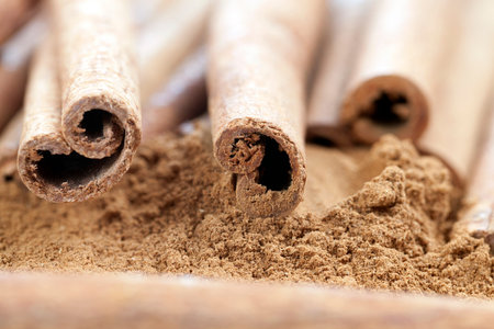 aromatic fresh cinnamon sticks for use in the preparation of confectionery and for other purposes in...