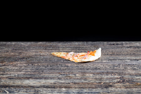 one pizza stuffed with ham, cheese, and herbs and other ingredients