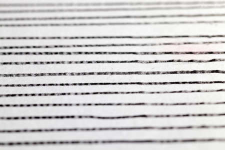 chaotic gray lines drawn in pencil on ordinary paper of poor quality, close-up of homemade Amateur drawingの写真素材