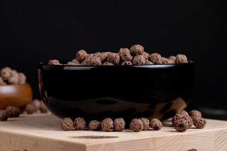 chocolate balls are used as a dry breakfast with the addition of milk or yogurt, chocolate balls for...