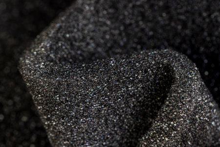 sponge for giving elasticity to objects or sound insulation or as a packaging material, close upの写真素材