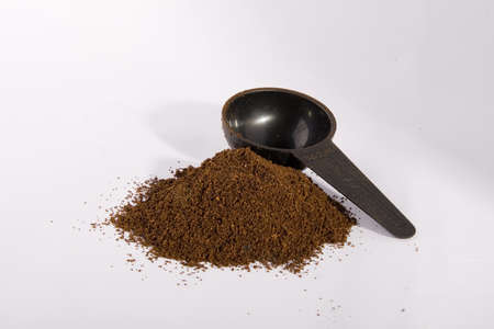 Pile of coffee powderの写真素材