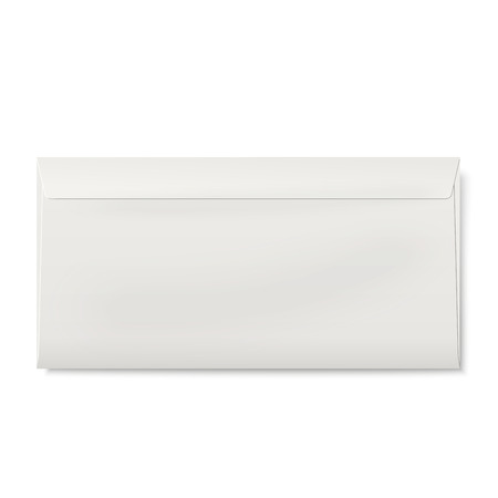 Sealed DL envelope isolated on white backgroundのイラスト素材