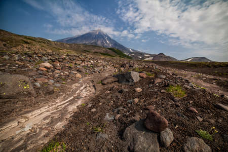 Nature of Kamchatka. Landscapes and magnificent views of the Kamchatka Peninsula.の写真素材