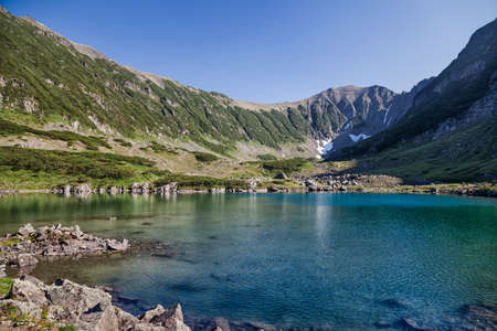 Nature of Kamchatka. Landscapes and magnificent views of the Kamchatka Peninsula.の写真素材