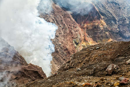 Nature of Kamchatka. Landscapes and magnificent views of the Kamchatka Peninsula.の写真素材