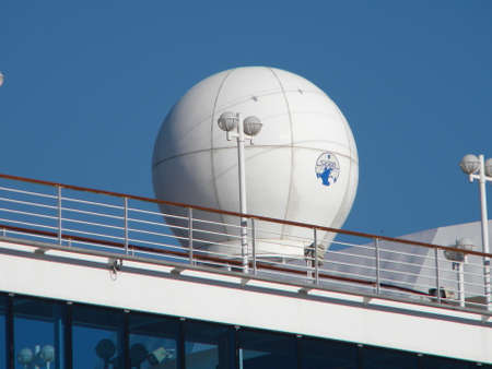 New Orleans, USA - June 23, 2011: Azamara Quest, tourist liner in the port. Big tourist shipのeditorial素材