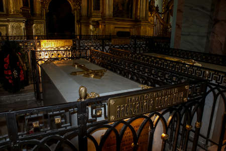 Saint-Petersburg, Russia - August 12, 2016: City of St. Pererburge. The palaces and architecture of the city. Buildings of historical part of the city.の写真素材