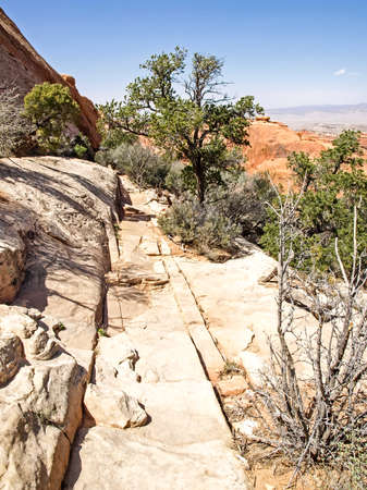 Nature National Park, Utah. The landscape and rocks. Roads and propinki Park, Utah.の写真素材