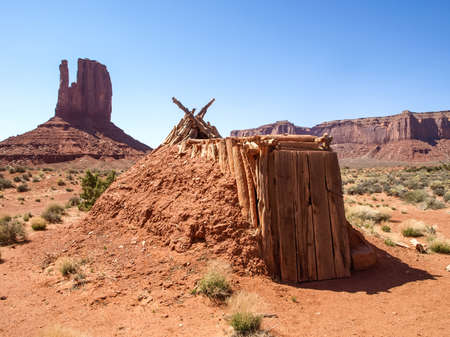 Landscape of the ancient rocks. Monument Valley, Arizonaの写真素材