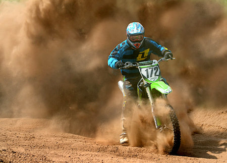 Russia, Volgodonsk - June 02, 2015 Motorcycle Racing Rally cross-country