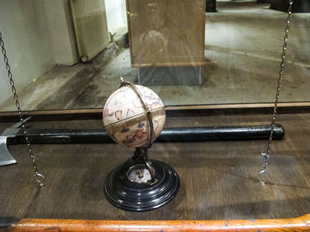 St Petersburg, Russia - June 14, 2018: Museum of Blade Weapons. Exhibits of swords, swords and daggers. Swords, machetes and other cold steel.のeditorial素材