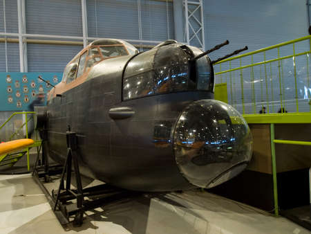 Berlin, Germany - June 19, 2018: Museum of aviation. Exhibition of aircraft exhibits in the museum.のeditorial素材