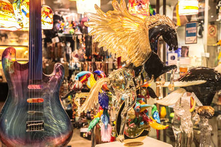 Venice, Italy - May 29, 2016: Exhibits of the museum in Venice, Venetian Museumのeditorial素材