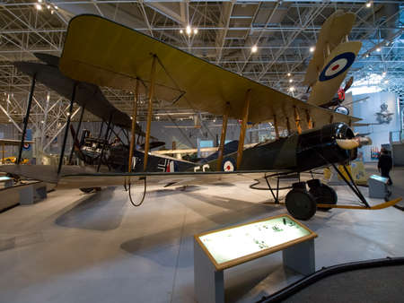 Berlin, Germany - June 19, 2018: Museum of aviation. Exhibition of aircraft exhibits in the museum.のeditorial素材