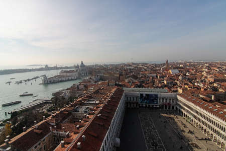 Venice, Italy - May 29, 2016: Venice in Italy, the architecture of the city, Venice is a popular tourist destination of Europe.のeditorial素材