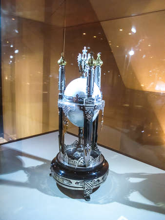 St Petersburg, Russia - June 14, 2018: Museum of Blade Weapons. Exhibits of swords, swords and daggers. Swords, machetes and other cold steel.のeditorial素材