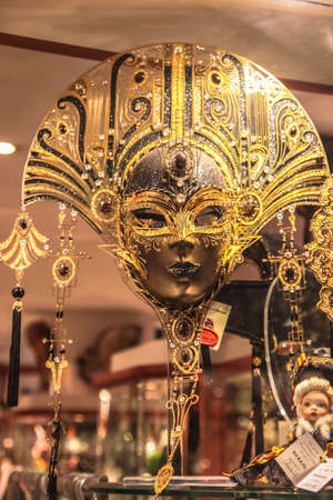 Venice, Italy - May 29, 2016: Exhibits of the museum in Venice, Venetian Museumのeditorial素材