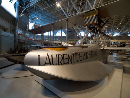Berlin, Germany - June 19, 2018: Museum of aviation. Exhibition of aircraft exhibits in the museum.のeditorial素材