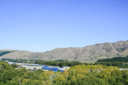 Hills of New Zealand. Landscapes of New Zealand