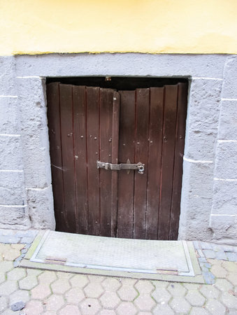 Antique doors and gates, cultural heritage in the form of doors, arches and gates.の写真素材