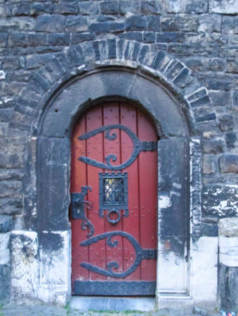 Antique doors and gates, cultural heritage in the form of doors, arches and gates.の写真素材
