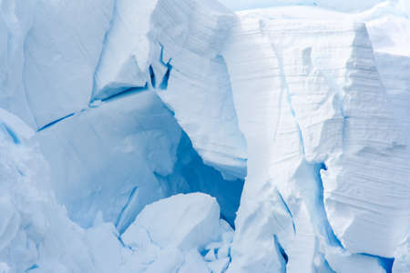 Antarctic icebergs in the waters of the ocean. Antarctic landscape Antarctic icebergs in the waters of the ocean. Antarctic landscapeの写真素材