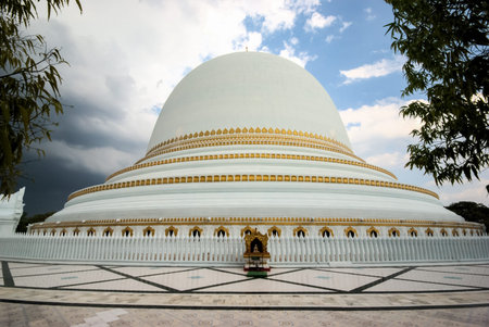 temple complex in Mandalay, the buddha sanctuary.