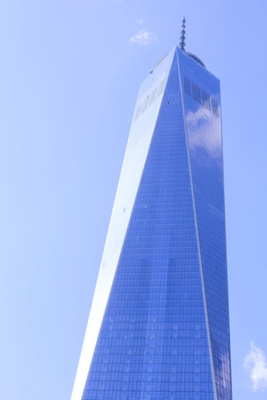 New York, USA - August 13, 2016: Manhattan District in New York, Sights, buildings and streets of...